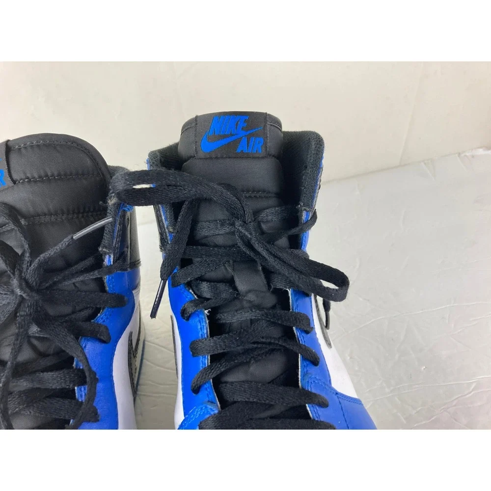 Jordan 1 Retro High Men 12 Blue White Black Good Game Royal 555088-403 Athletic